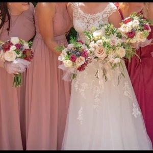 Light dusty pink gown